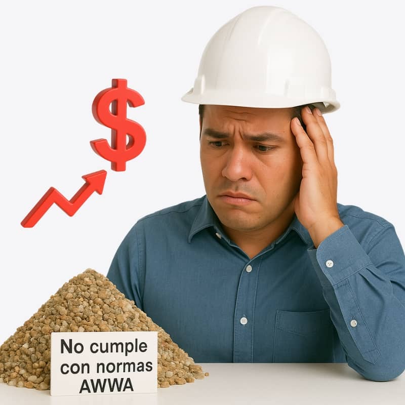 consecuencias de filtros de arena y grava de mala calidad