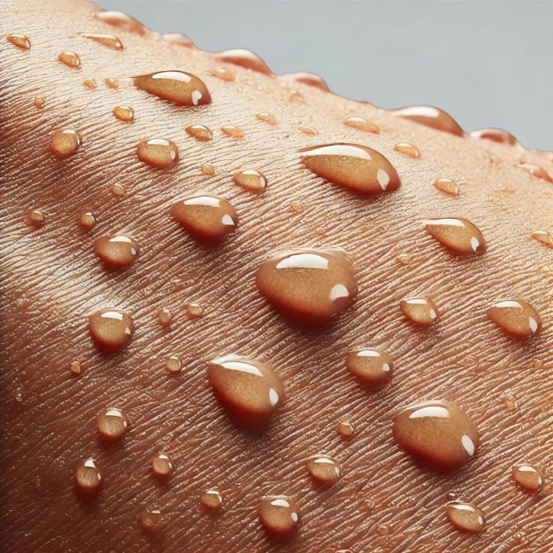 sudoración y regulación de la temperatura