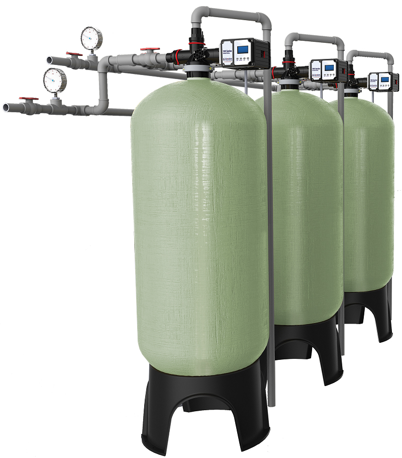 MST para filtros múltiples multimedia o carbón activado