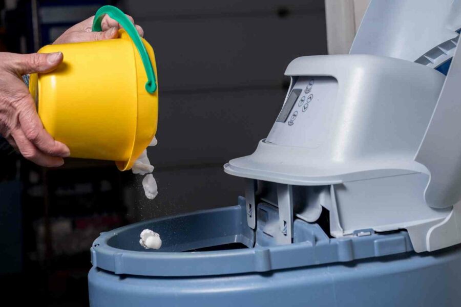 suavizadores domésticos con sal pellet